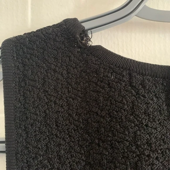 rag & bone Alyssa Black Knit A Line Midi Dress Medium - Picture 5 of 5